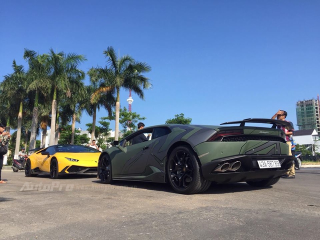 Cặp đôi Lamborghini Huracan độ khủng, biển VIP, đọ dáng cùng nhau tại Đà Nẵng - Ảnh 6.