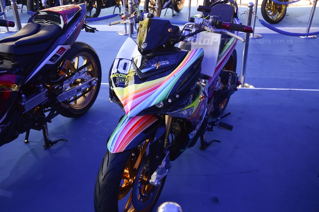 Dàn Yamaha Exciter độ tụ họp trong sự kiện giao lưu với Valentino Rossi tại Việt Nam - Ảnh 6.