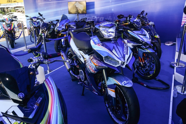 Dàn Yamaha Exciter độ tụ họp trong sự kiện giao lưu với Valentino Rossi tại Việt Nam - Ảnh 8.