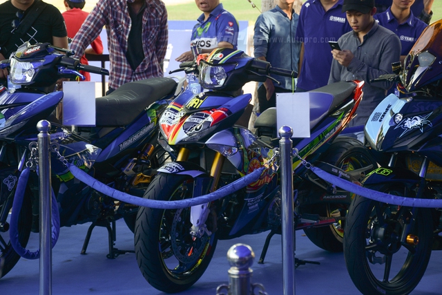 Dàn Yamaha Exciter độ tụ họp trong sự kiện giao lưu với Valentino Rossi tại Việt Nam - Ảnh 11.