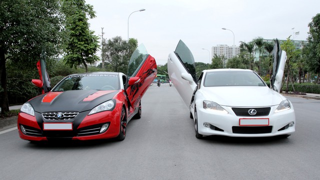 Mazda6 độ cửa kiểu Lamborghini tại Hà Nội - Ảnh 6.