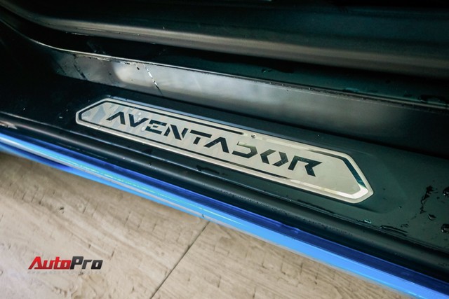 Siêu xe Lamborghini Aventador xanh dương độc nhất Việt Nam tái xuất - Ảnh 9.