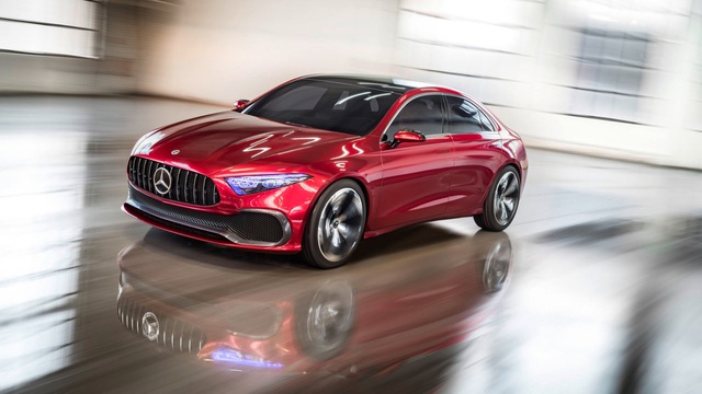 Xem trước thiết kế của xe sang giá "mềm" Mercedes-Benz A-Class Sedan