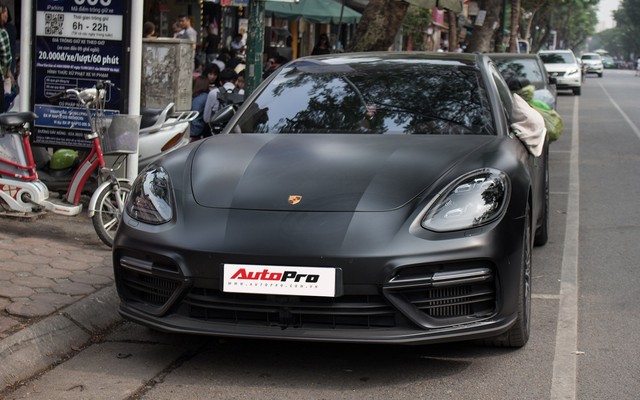 Porsche Panamera Turbo 2017 giá hơn 12 tỷ đầu tiên đổi màu tại Hà Nội - Ảnh 6.