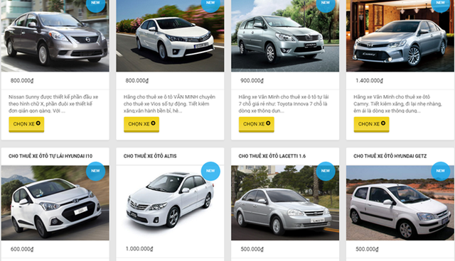 Sôi động thị trường cho thuê xe tự lái trên mạng dịp Tết - Ảnh 3.