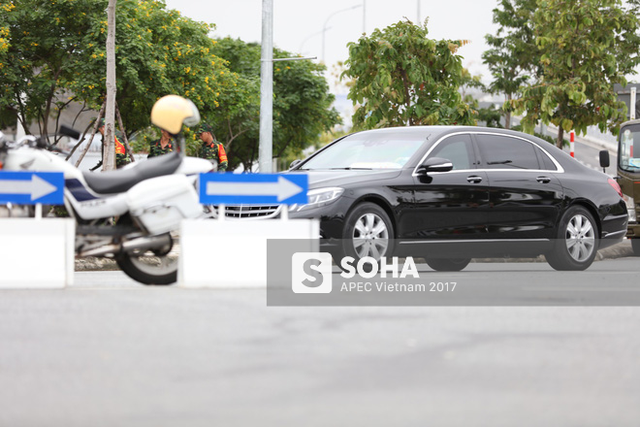 Xe ô tô của đoàn Hàn Quốc tham dự APEC xuất hiện trên đường phố Đà Nẵng - Ảnh 4.