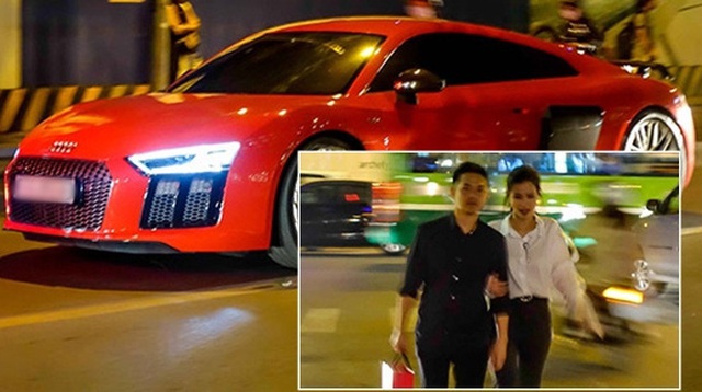 Đông Nhi - Ông Cao Thắng xuất hiện cùng siêu xe 13 tỷ nổi bật trên phố