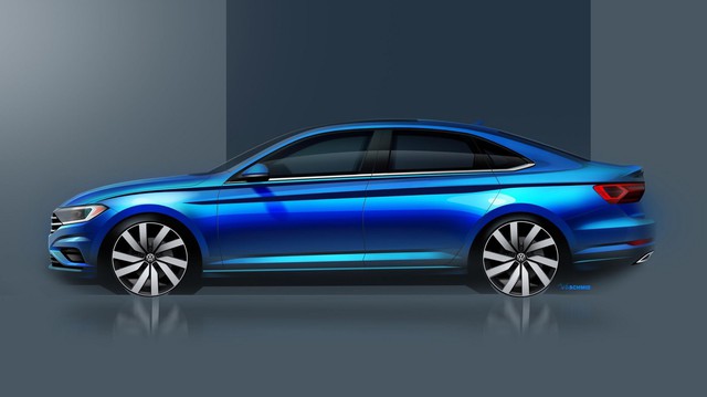 Volkswagen hé lộ Jetta thế hệ mới, đối đầu Toyota Corolla