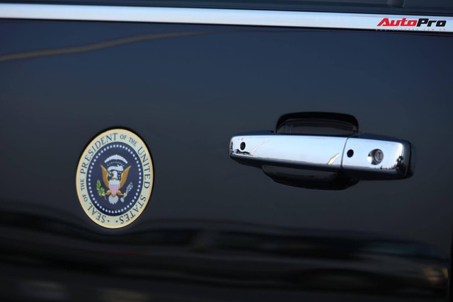 Cận cảnh “quái vật” Cadillac One đón Tổng thống Donald Trump tại sân bay Nội Bài - Ảnh 5.