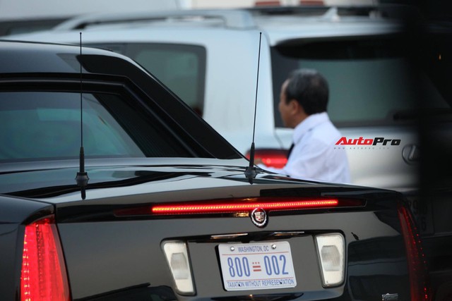 Cận cảnh “quái vật” Cadillac One đón Tổng thống Donald Trump tại sân bay Nội Bài - Ảnh 7.