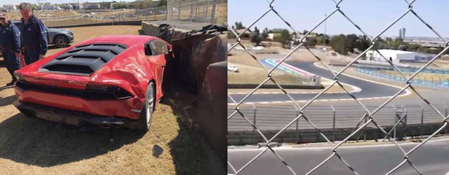 Lamborghini Huracan gặp nạn trong buổi tiệc tốc độ tại trường đua ở Nam Phi - Ảnh 2.