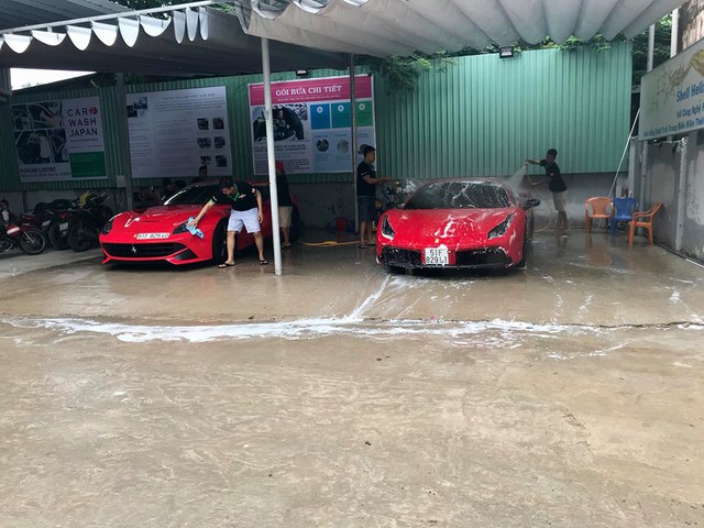 Dàn siêu xe Ferrari và Lamborghini của đại gia Sài thành tụ tập tại quận 2 - Ảnh 4.