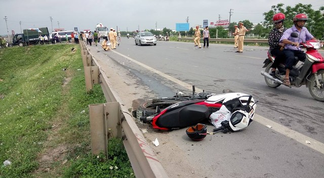Bắc Ninh: Phóng nhanh trên phố, nam thanh niên chạy Yamaha Exciter 150 tử vong tại chỗ - Ảnh 1.