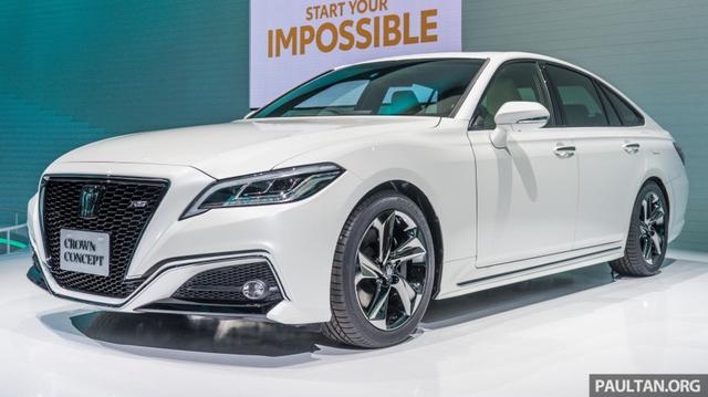 Sedan hạng sang cỡ lớn Toyota Crown Concept ra mắt tại quê nhà