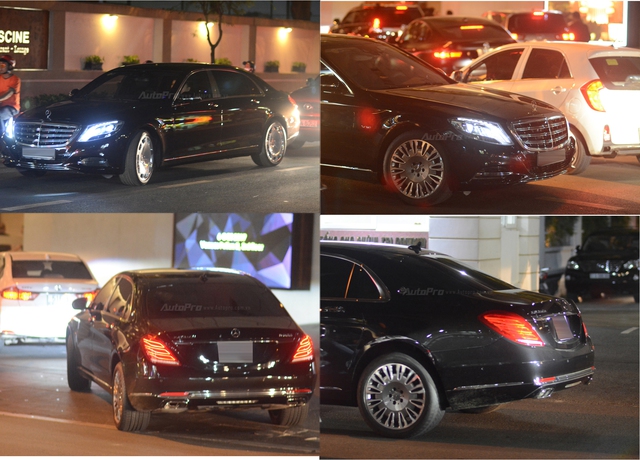 Dàn xe siêu sang Mercedes-Maybach S600 tháp tùng đại gia đến dự đám cưới Hoa hậu Việt Nam 2012 - Ảnh 1.