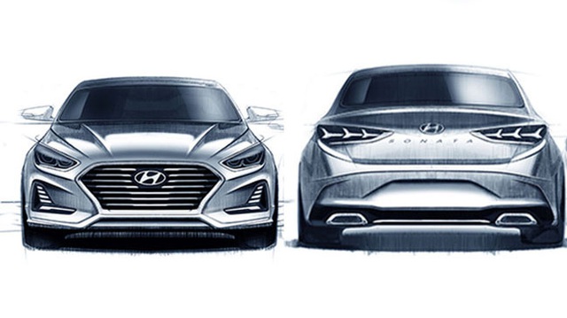 Hyundai Sonata nâng cấp lộ thiết kế thể thao hơn, Toyota Camry hãy dè chừng!
