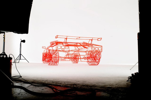 Xe hơi vẽ từ bút 3D cực chất - Ảnh 4.