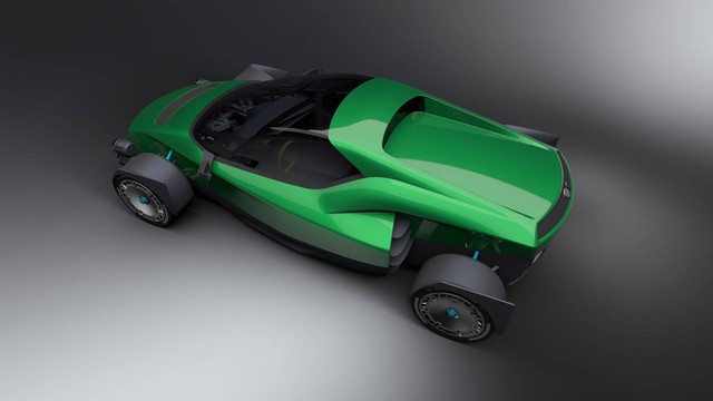Siêu xe điện 1.341 mã lực thách thức Tesla Roadster - Ảnh 1.