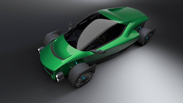 Siêu xe điện 1.341 mã lực thách thức Tesla Roadster - Ảnh 4.