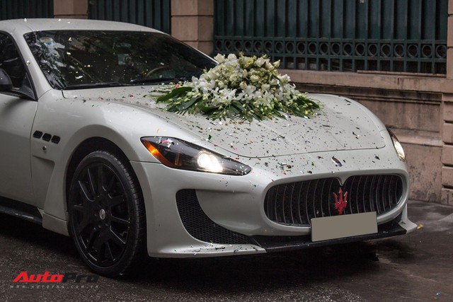 Maserati Granturismo độ bodykit MC Stradale làm xe hoa tại Hà Nội - Ảnh 4.