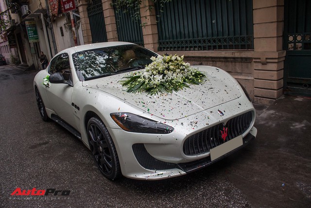 Maserati Granturismo độ bodykit MC Stradale làm xe hoa tại Hà Nội - Ảnh 12.