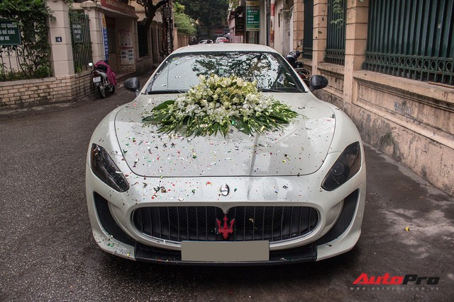 Maserati Granturismo độ bodykit MC Stradale làm xe hoa tại Hà Nội - Ảnh 11.