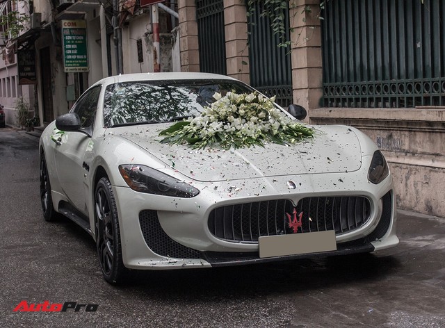 Maserati Granturismo độ bodykit MC Stradale làm xe hoa tại Hà Nội - Ảnh 1.