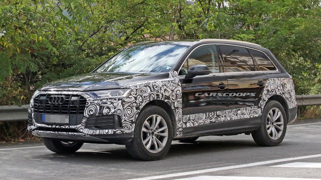 Audi gấp rút chuẩn bị Q7 facelift với tản nhiệt, đèn pha mới để cạnh tranh Mercedes-Benz GLE, BMW X5