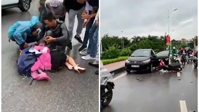 Tài xế mở cửa bất cẩn khiến người phụ nữ chạy xe máy bị kéo lê gần 10m - Vụ tai nạn ám ảnh