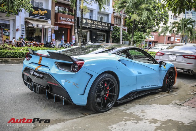 Chán phong cách hầm hố, chủ nhân siêu xe Ferrari 488 SVR độc nhất Việt Nam lại tân trang vẻ ngoài - Ảnh 8.