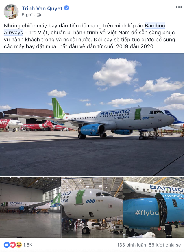 Đây là máy bay Bamboo Airways ngoài đời thực, chuẩn bị về Việt Nam để phục vụ hành khách - Ảnh 1. Đây là máy bay Bamboo Airways ngoài đời thực, chuẩn bị về Việt Nam để phục vụ hành khách - Ảnh 1.