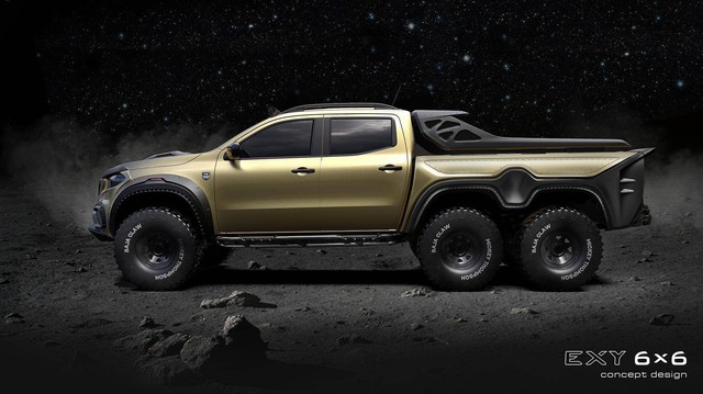 Mercedes X-Class độ 6 bánh: Quái vật off-road sang chảnh