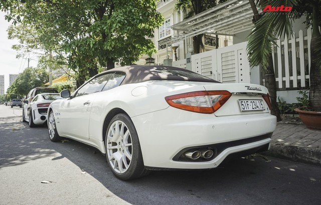 Xế sang tiền tỷ Maserati GranCabrio độc nhất của dân chơi Sài Gòn sở hữu cả Audi R8 - Ảnh 4.