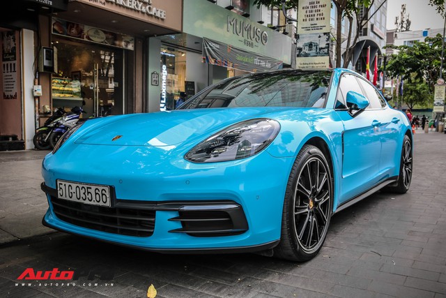 Bạn gái Cường Đô-la dạo phố Sài Gòn với Porsche Panamera màu độc - Ảnh 2.