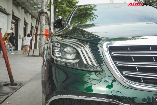 Chiếc Mercedes-Maybach S450 màu xanh diệp lục ngỡ song sinh với xế độc của ca sỹ Bích Phương - Ảnh 5.