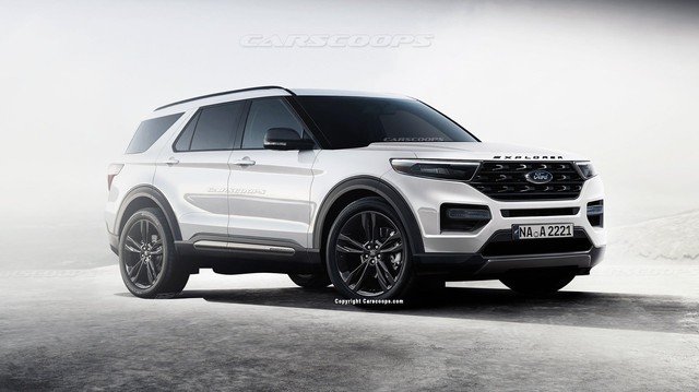 Ford Explorer 2020 lộ mặt với phong cách Toyota Highlander