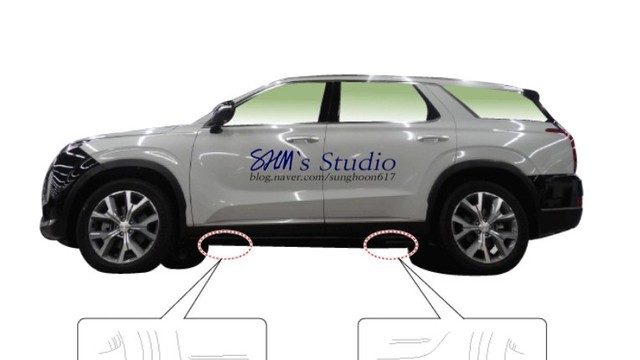 Anh cả Santa Fe là Hyundai Palisade lộ nội thất - Ảnh 4. Anh cả Santa Fe là Hyundai Palisade lộ nội thất - Ảnh 4.
