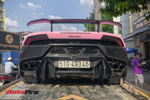 Lamborghini Huracan màu hồng nữ tính của đại gia Bạc Liêu - Ảnh 7.