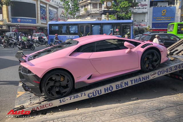 Lamborghini Huracan màu hồng nữ tính của đại gia Bạc Liêu - Ảnh 6.