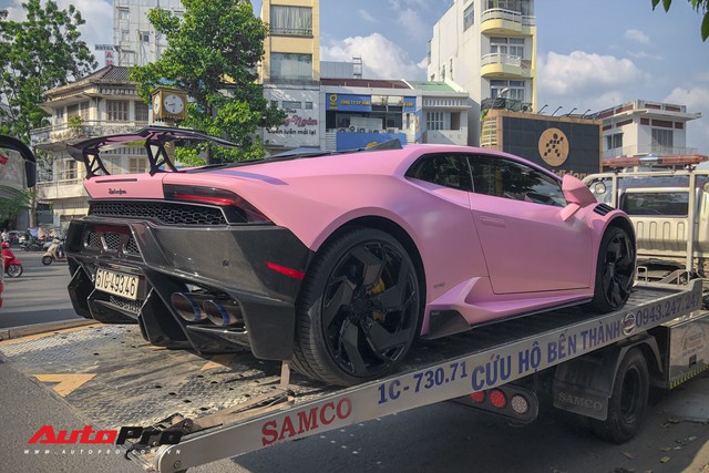 Lamborghini Huracan màu hồng nữ tính của đại gia Bạc Liêu - Ảnh 8.