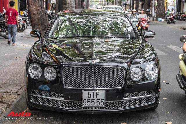 Xe siêu sang Bentley Flying Spur V8 biển số tứ quý 5 của đại gia Sài Gòn - Ảnh 2.