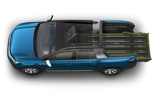 Ra mắt Volkswagen Tarok - Bán tải đẹp và xịn tới mức khó chê - Ảnh 4.