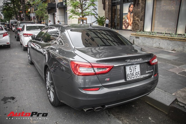 Maserati Quattroporte S Q4 của nhà chồng Tăng Thanh Hà bất ngờ xuất hiện trên phố Sài Gòn - Ảnh 1.