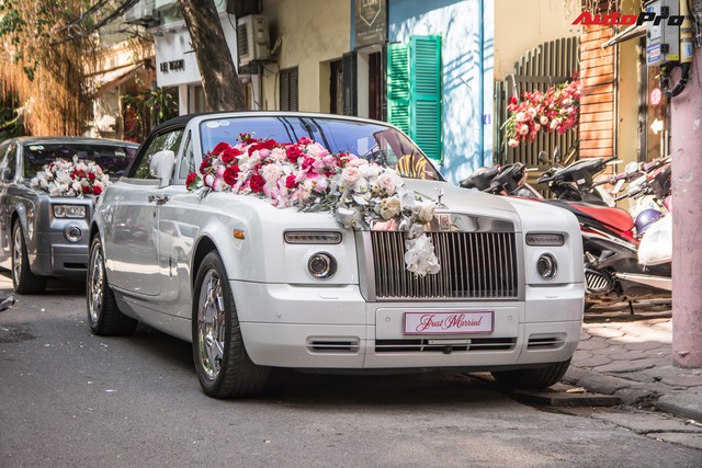 Đám cưới khủng tại Hà Nội: 3 xe Rolls-Royce, 2 siêu xe Lamborghini và Maybach hàng hiếm rước dâu - Ảnh 16.