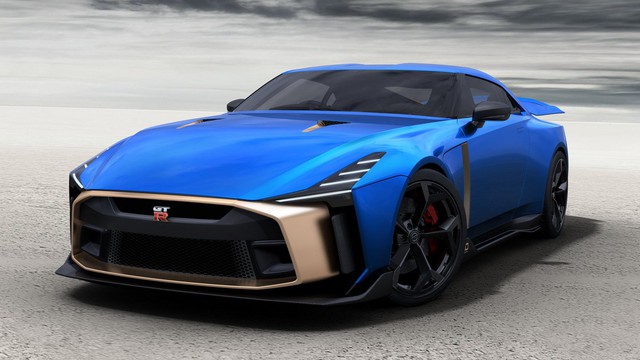Nissan giới thiệu siêu xe GT-R50: Đẹp như concept, giá siêu đắt đỏ
