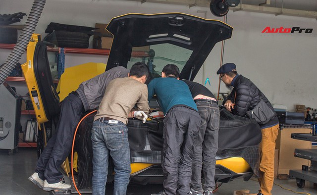 Bộ ba siêu xe Lamborghini được bảo dưỡng chính hãng trước khi đi Car & Passion 2018 - Ảnh 8.