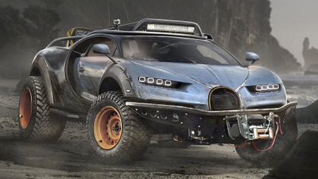Khi siêu xe bị biến thành xe off-road hạng nặng