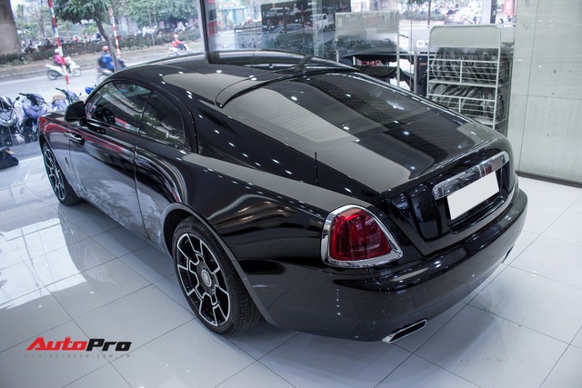 Rolls-Royce Wraith dán decal đổi màu phong cách Black Badge tại Hà Nội - Ảnh 11.