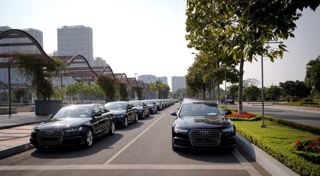 Dàn 70 chiếc xe sang Audi tham gia hai hội nghị lớn tại Hà Nội - Ảnh 3.