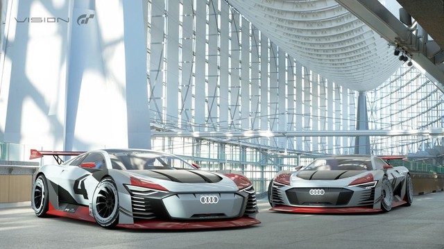 Audi e-tron Vision GT - Siêu xe 826 mã lực từ game bước ra đời thực